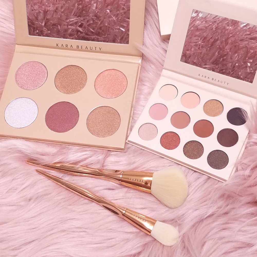 Kara Bundle w rose gold brushes